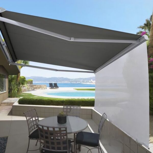 French folding PVC fabric pergola (14)